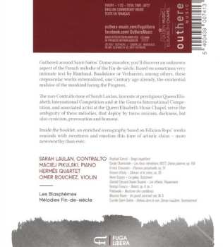 CD Maciej Pikulski: Les Blasphemes: Mélodies Fin-de-siècle