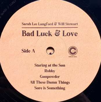 LP Sarah Lee Langford: Bad Luck & Love