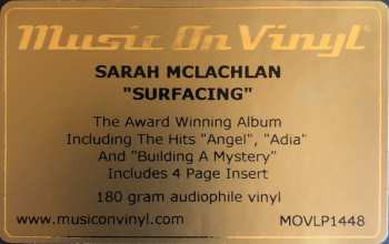 LP Sarah McLachlan: Surfacing