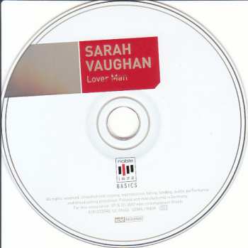 CD Sarah Vaughan: Lover Man