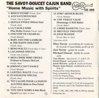 CD Savoy-Doucet Cajun Band: Home Music With Spirits