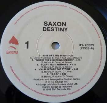 LP Saxon: Destiny