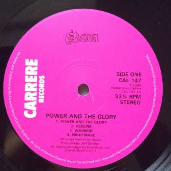 CD Saxon: Power & The Glory