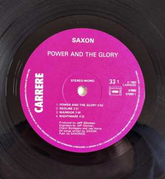 LP Saxon: Power & The Glory