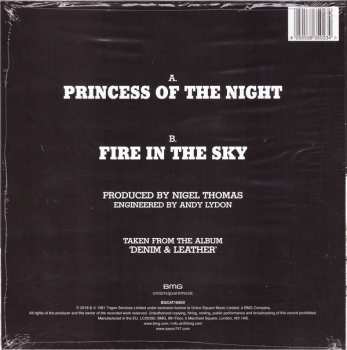 SP Saxon: Princess Of The Night LTD | CLR
