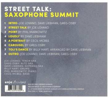 CD Saxophone Summit: Street Talk