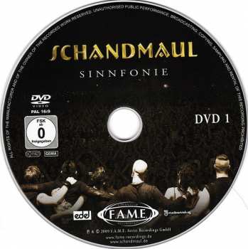 2CD/2DVD Schandmaul: Sinnfonie LTD