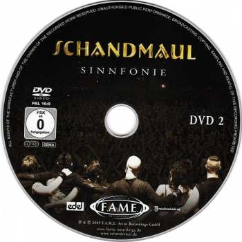 2CD/2DVD Schandmaul: Sinnfonie LTD