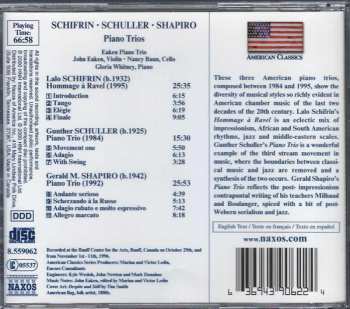CD Lalo Schifrin: Piano Trios