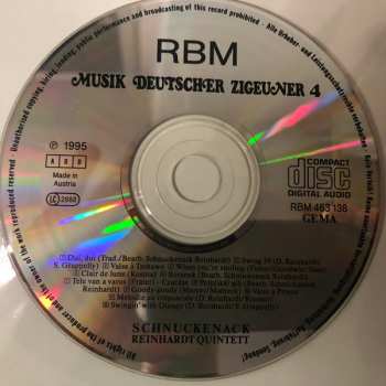 CD Schnuckenack Reinhardt Quintett: Musik Deutscher Zigeuner 4