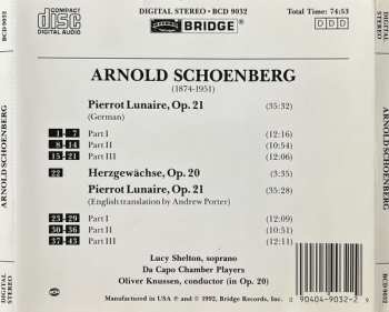 CD Arnold Schoenberg: Pierrot Lunaire (German And English Versions); Herzgewächse