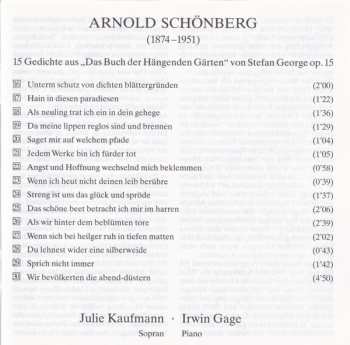 CD Claude Debussy: Das Buch Der Hängenden Gärten ∙ Ausgewählte Lieder
