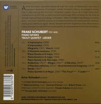 5CD/Caja Franz Schubert: Piano Works • Trout Quintet • Lieder