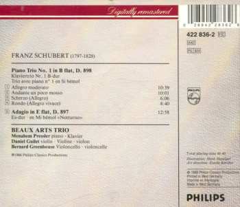 CD Franz Schubert: Piano Trio • Klaviertrio Nr. 1 D 898 / Notturno D 897