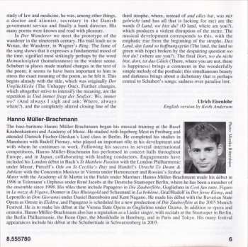 CD Franz Schubert: North German Poets