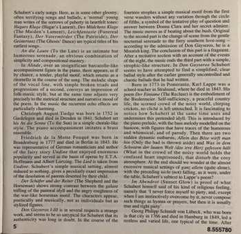 CD Franz Schubert: North German Poets