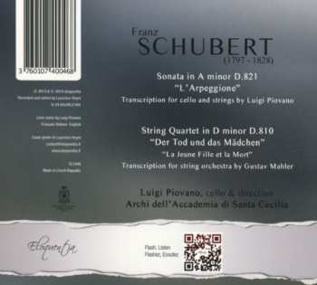 CD Franz Schubert: Arpeggione • Der Tod Und Das Mädchen