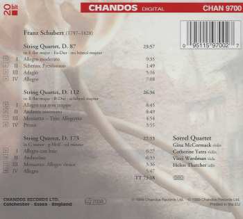 CD Franz Schubert: Early String Quartets