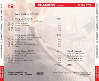 CD Franz Schubert: Early String Quartets