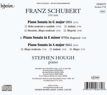 CD Franz Schubert: Piano Sonatas D664, 769a & 894
