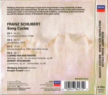 4CD/Caja Franz Schubert: Die Schöne Müllerin • Winterreise • Schwanengesang