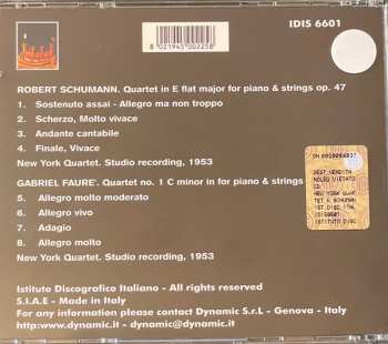 CD Robert Schumann: Quartet Op.47 / Quartet Op. 15 