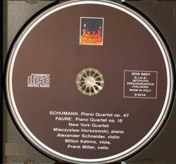 CD Robert Schumann: Quartet Op.47 / Quartet Op. 15 