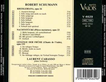 CD Robert Schumann: Kreisleriana, Opus 16 / Nachtstücke, Opus 23 / Gesänge Der Frühe, Opus 133 (Chants De L'Aube)