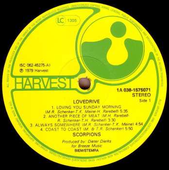 LP Scorpions: Lovedrive
