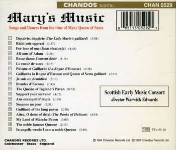 CD Scottish Early Music Consort: Mary's Music (Songs And Dances From The Time Of Mary Queen Of Scots)