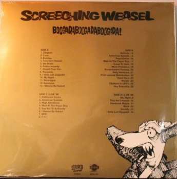 2LP Screeching Weasel: Boogadaboogadaboogada! + Live `88`` LTD