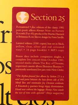 5LP/Caja Section 25: Always Now DLX | LTD | CLR