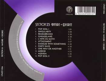 CD Section 25: Nature + Degree