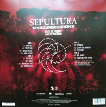 2LP Sepultura: Metal Veins - Alive At Rock In Rio LTD | NUM | CLR