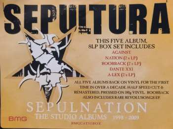 8LP/Caja Sepultura: Sepulnation