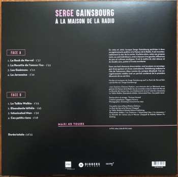 LP Serge Gainsbourg: À La Maison De La Radio LTD | CLR