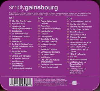 3CD/Caja Serge Gainsbourg: Simply Gainsbourg (3 CDs From The Genius Of Chanson)