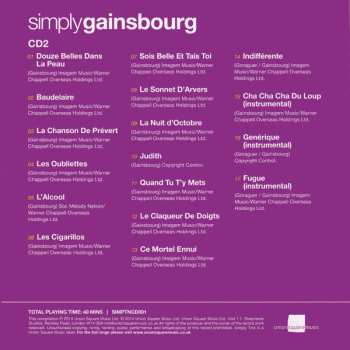 3CD/Caja Serge Gainsbourg: Simply Gainsbourg (3 CDs From The Genius Of Chanson)