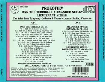 2CD/Caja Sergei Prokofiev: The Film Music: Alexander Nevsky;  Ivan The Terrible; Lt. Kizheh
