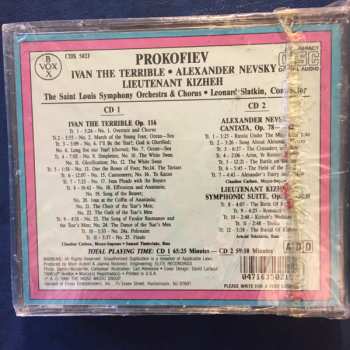 2CD/Caja Sergei Prokofiev: The Film Music: Alexander Nevsky;  Ivan The Terrible; Lt. Kizheh