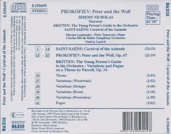 CD Sergei Prokofiev: Peter And The Wolf / The Young Person's Guide To The Orchestra / Carnival Of The Animals