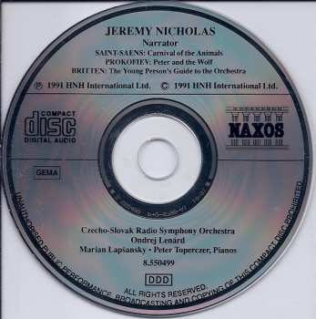 CD Sergei Prokofiev: Peter And The Wolf / The Young Person's Guide To The Orchestra / Carnival Of The Animals