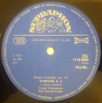 LP Sergei Prokofiev: Symfonie Č.6