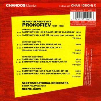 4CD/Caja Sergei Prokofiev: The Complete Symphonies