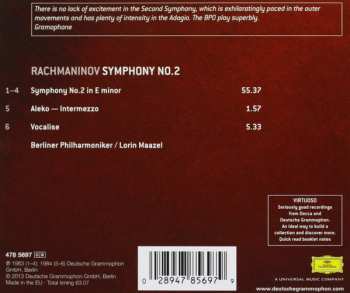 CD Berliner Philharmoniker: Symphonie No.2 / Vocalise