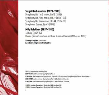 Caja/Blu-ray/3SACD The London Symphony Orchestra: Symphonies Nos 1-3 / Symphonic Dances