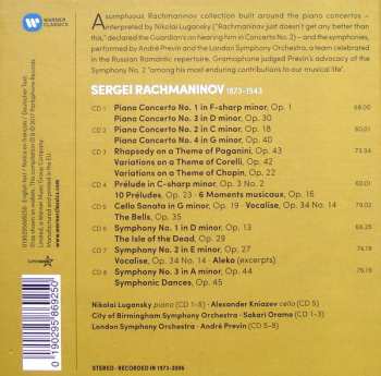 8CD/Caja Sergei Vasilyevich Rachmaninoff: The 4 Piano Concertos • Piano Works • The 3 Symphonies • Orchestral Works
