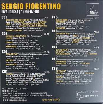 9CD/Caja Sergio Fiorentino: Live In USA 1996-97-98