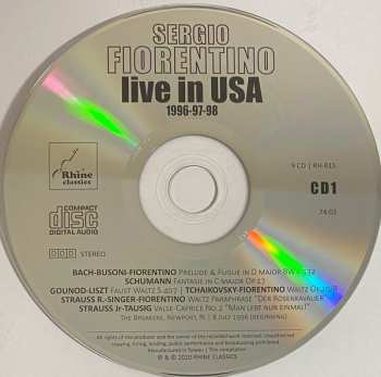 9CD/Caja Sergio Fiorentino: Live In USA 1996-97-98