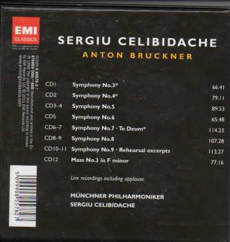 12CD/Caja Anton Bruckner: Symphonies 3 - 9 / Te Deum / Mass No. 3 In F Minor LTD